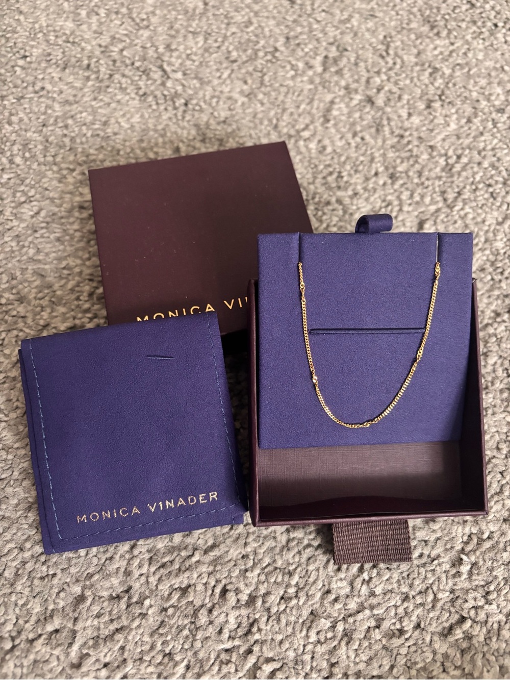 Monica Vinader Curb Twist Choker Necklace Adjustable 35-41cm/14-16'